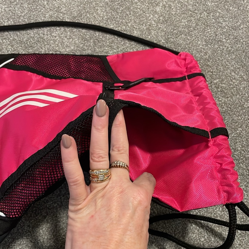 Adidas Pink Drawstring Bag - Picture 8 of 9